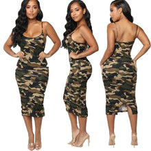 Leya Camouflage  Bodycon Dress